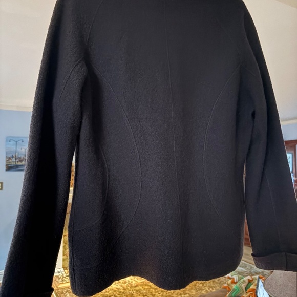 Alexandra Bartlett Chocolate Brown Wool Cardigan Sweater Jacket Coat Large - Picture 2 of 2